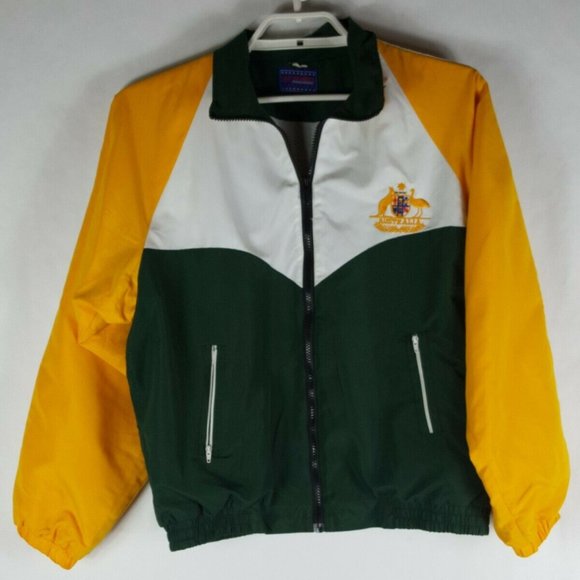 02 Sports Other - Australia Soccer Sz Small Athletic Jacket Men Zip